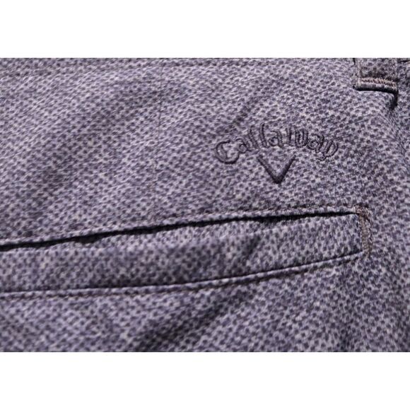 Callaway Mens Golf Shorts Blue Geometric Print Golf‎ Casual Athletic Size 36 - Picture 4 of 6